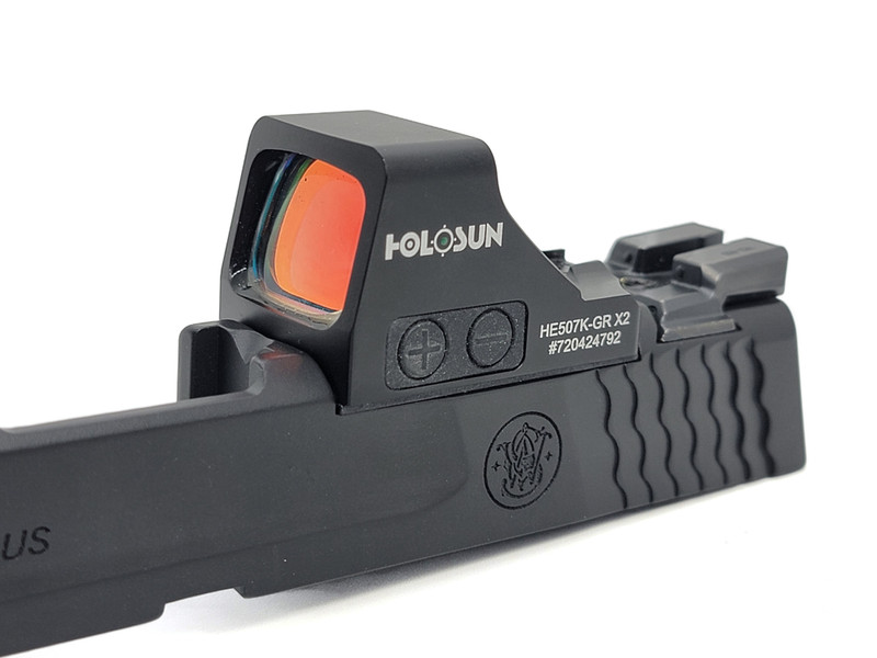 "EXPEDITE"  M&P SHIELD OPTIC CUT AND SINGLE COLOR CERAKOTE 