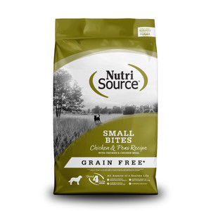 Nutrisource Grain Free Small Bites Chicken and Peas Dog Food Nutrisource Grain Free Small Bites Chicken and Peas Dog Food
