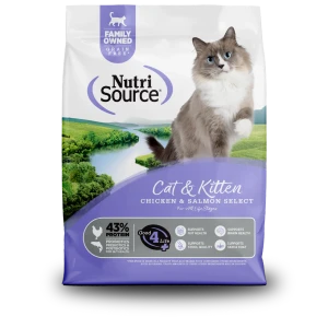 NutriSource Cat and Kitten Chicken & Salmon Select 4lbs