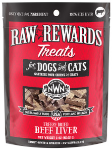 Northwest naturals raw rewards freeze dried beef liver cat and dog treat Northwest naturals raw rewards freeze dried beef liver cat and dog treat
