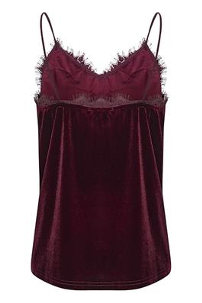 Lace Trimmed Velvet Camisole – The 308 Boutique