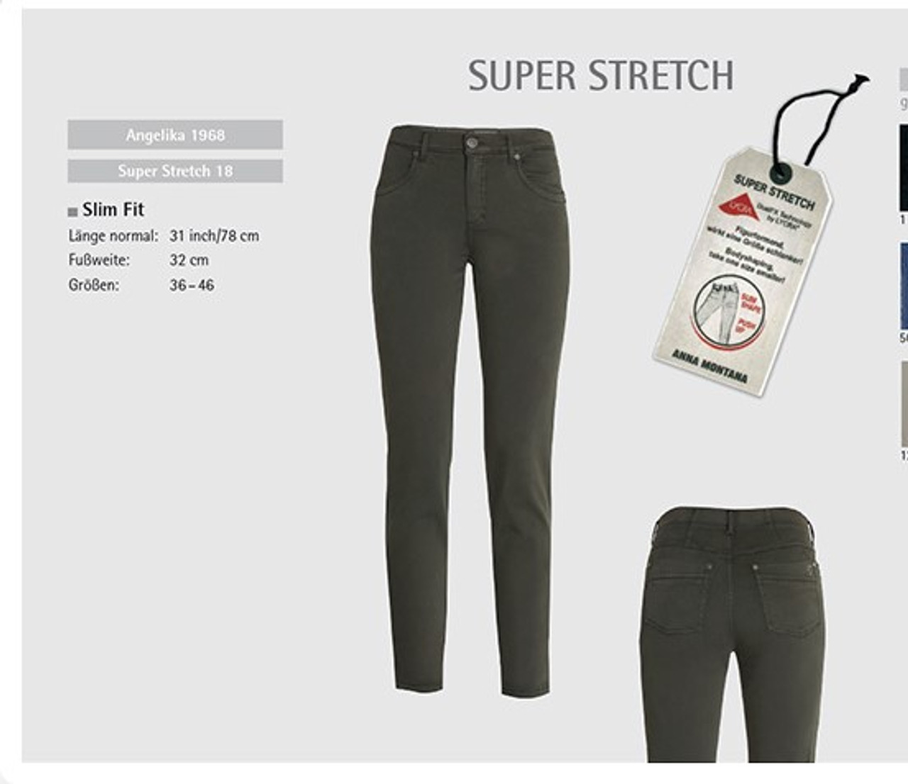 Lola Super Stretch Jeans - Midnight Blue Wash