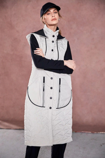 Naya Clothing Longline Stone Gilet