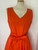 Emme 100%  Cotton Orange  Dress with Tie Belt
