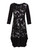 Dolcezza Brush stroke balloon bottom dress, 73146,