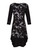 Dolcezza Brush strokes balloon bottom dress