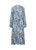 Soya Concept Pale blue paisley tie waist  dress