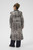Cream Clothing Muted Animal Print Quilted Coat Cream Clothing Muted Animal Print Quilted Coat