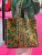 Green Velvet Tote Bag .