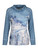 Dolcezza Snow Fall Print Cowl Neck Sweater