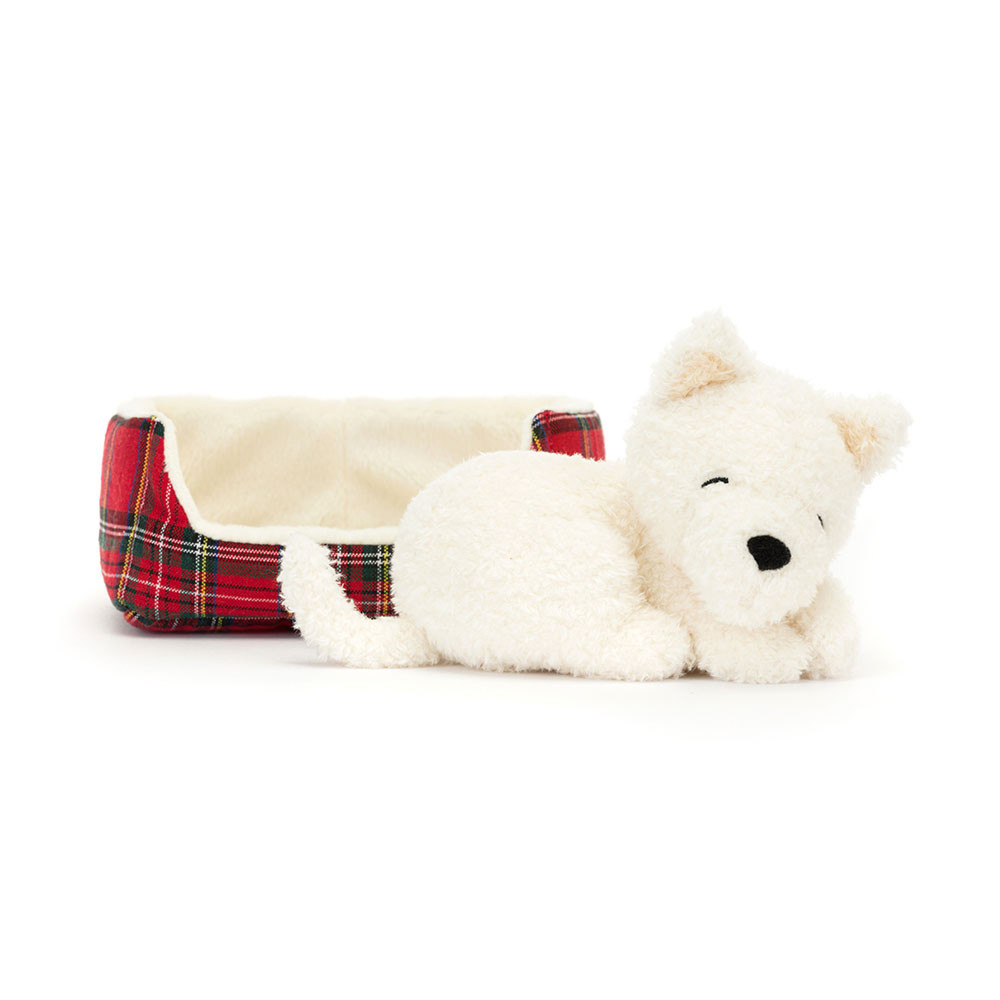 Napping Nipper Westie - Official Jellycat