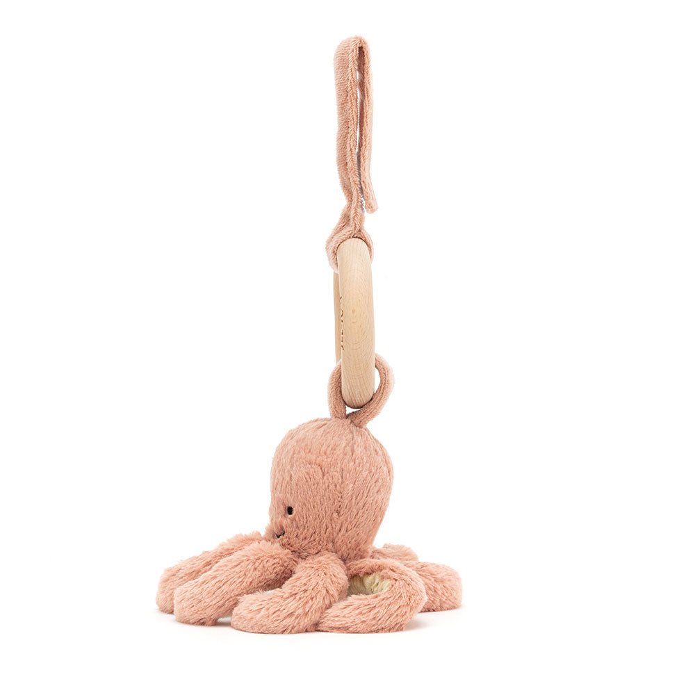 Odell Octopus Wooden Ring Toy, View 2