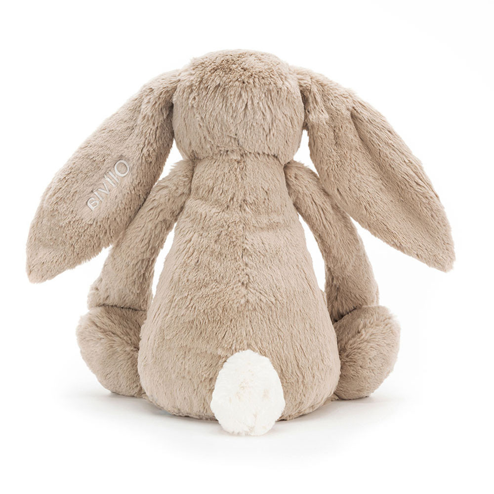 Personalized Bashful Beige Bunny Huge - Official Jellycat
