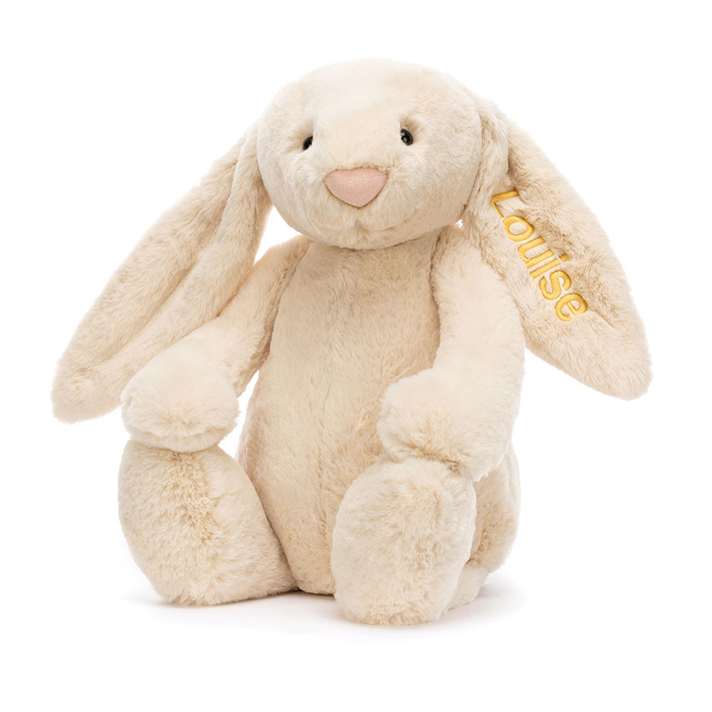 Personalized Bashful Luxe Bunny Willow Huge - Official Jellycat