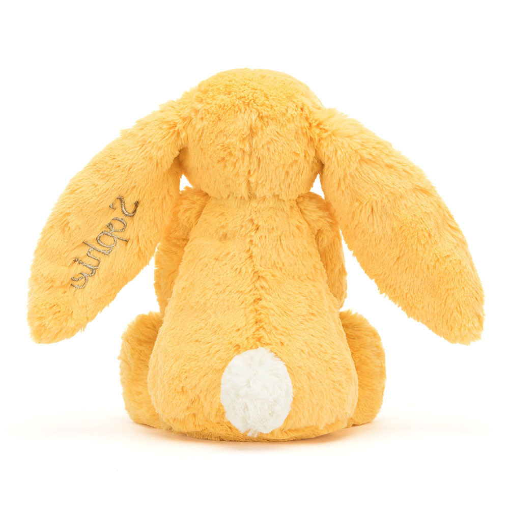 Personalized Bashful Sunshine Bunny Medium - Official Jellycat