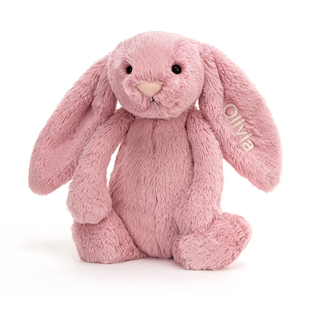 Personalized Bashful Tulip Bunny Medium - Official Jellycat