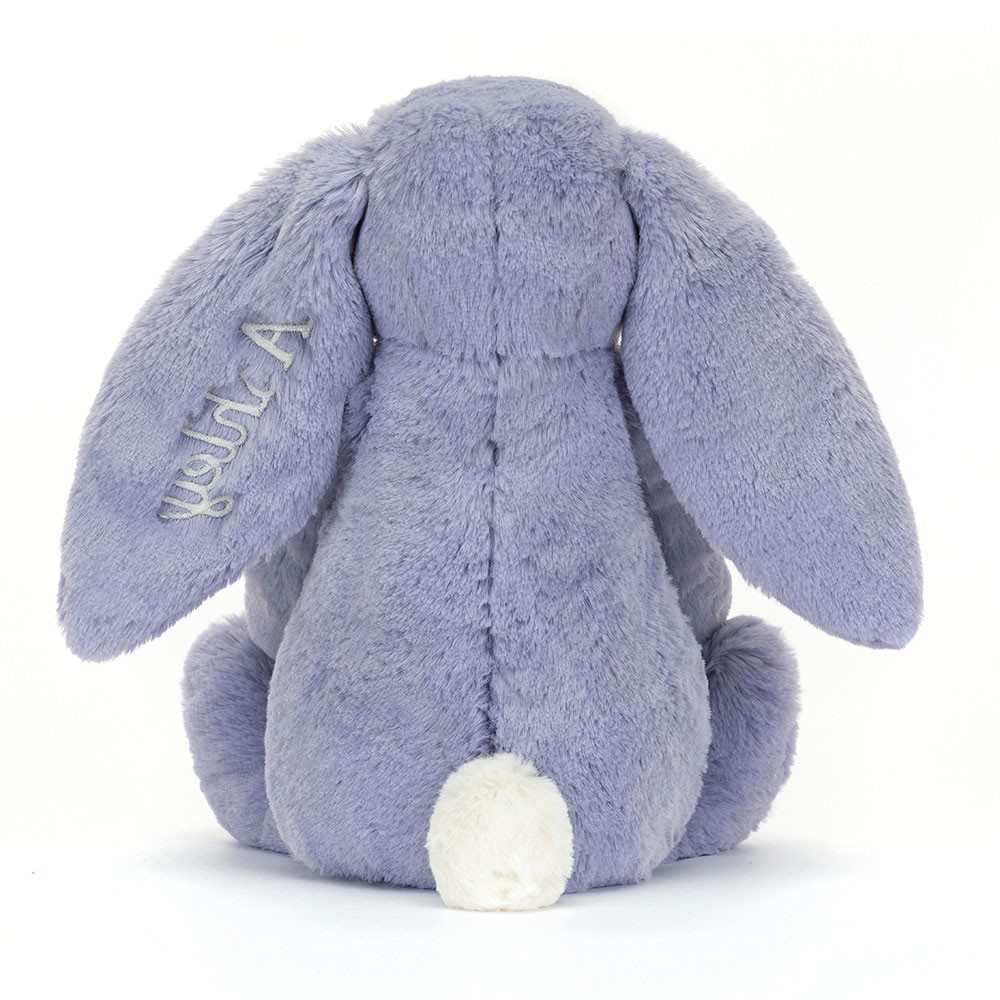 Personalized Bashful Viola Bunny Medium - Official Jellycat