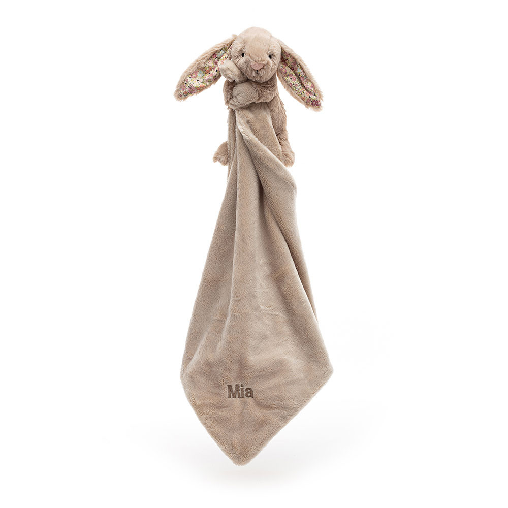 Personalized Blossom Bea Beige Bunny Soother - Official Jellycat