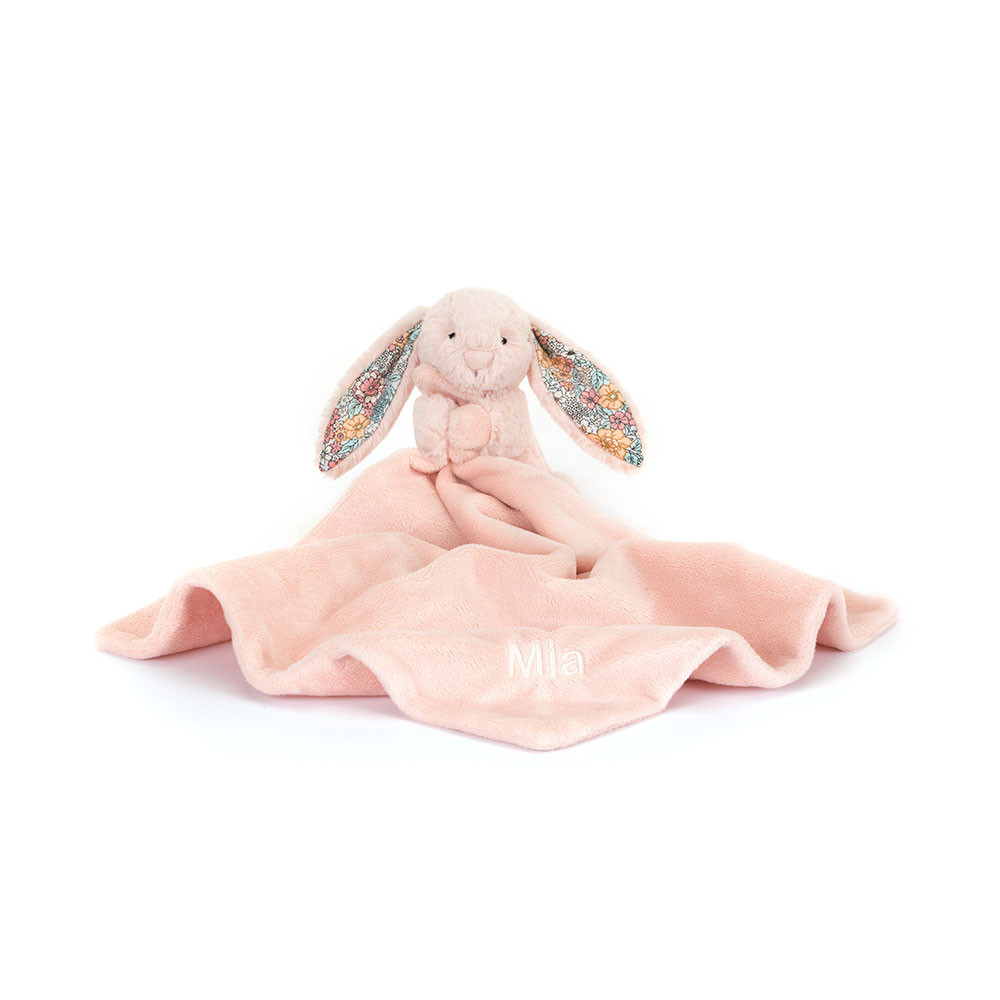 Personalized Blossom Blush Bunny Soother - Official Jellycat