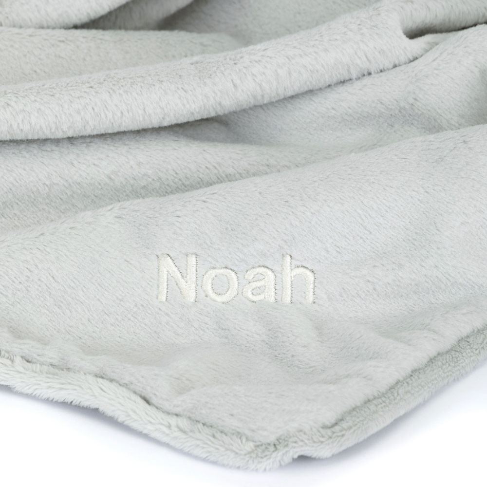 Personalized Bashful Silver Bunny Blankie - Official Jellycat