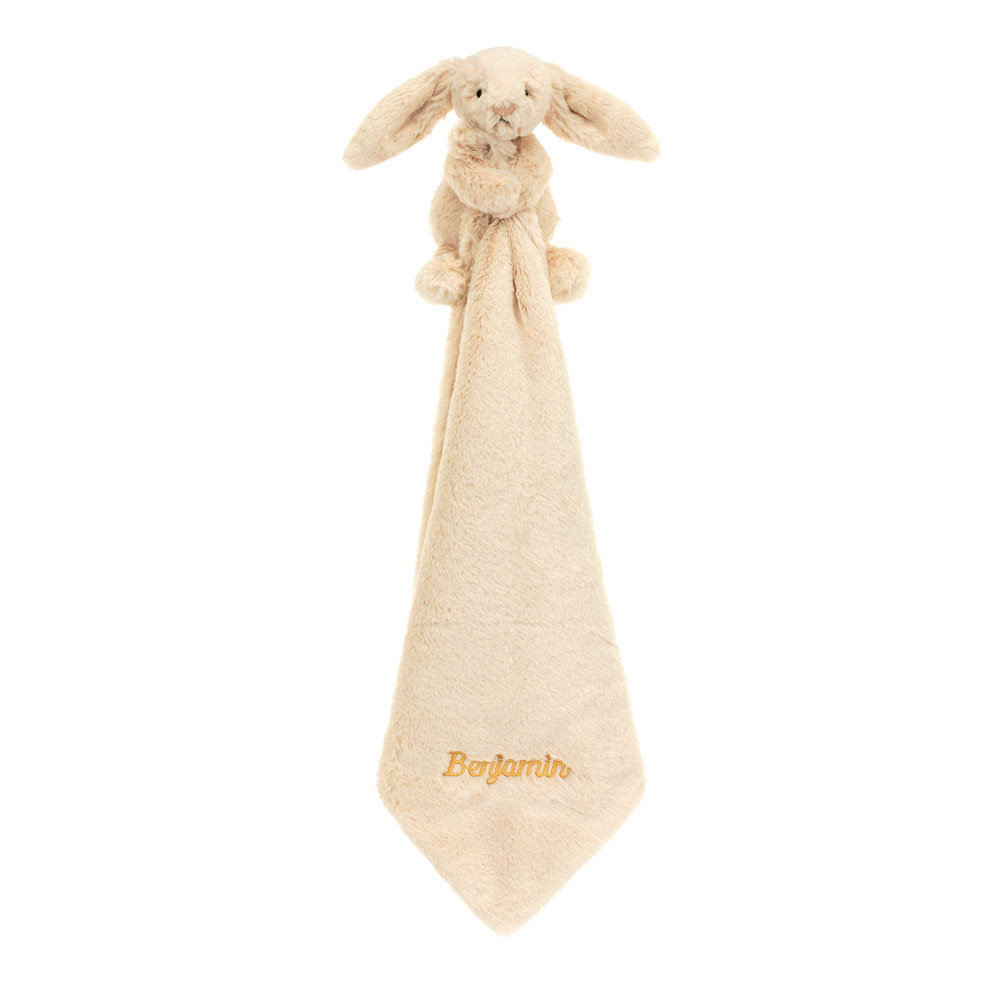 Personalized Bashful Luxe Bunny Willow Soother - Official Jellycat