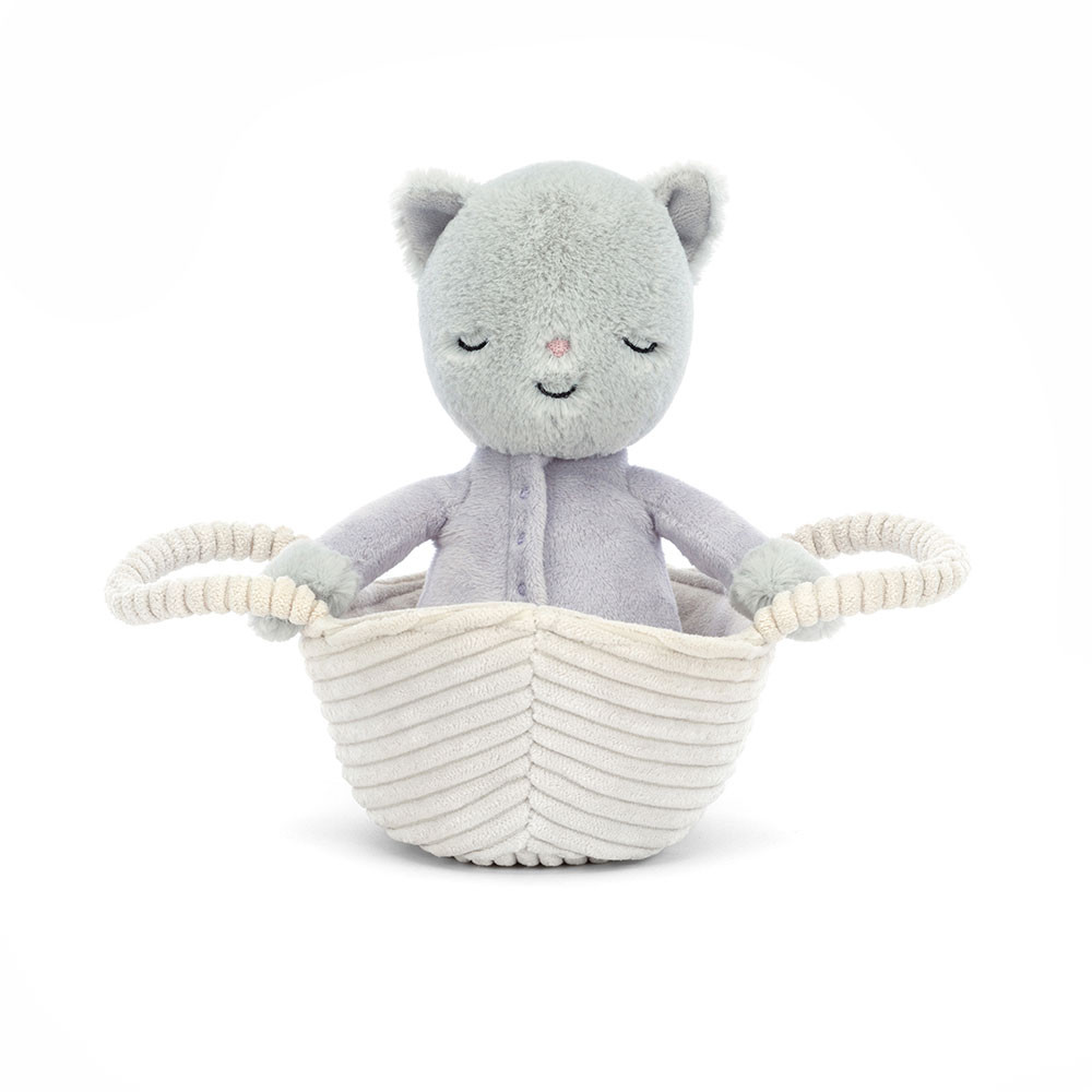 ジェリーキャット Rock-a-Bye 子猫ぬいぐるみ Rock-a-Bye Kitten - Official Jellycat