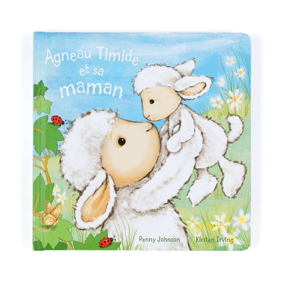 Agneau Timide Et Sa Maman Livre and Bashful Lamb - Official Jellycat