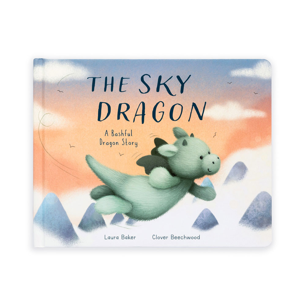 The Sky Dragon Book and Bashful Dragon - Official Jellycat