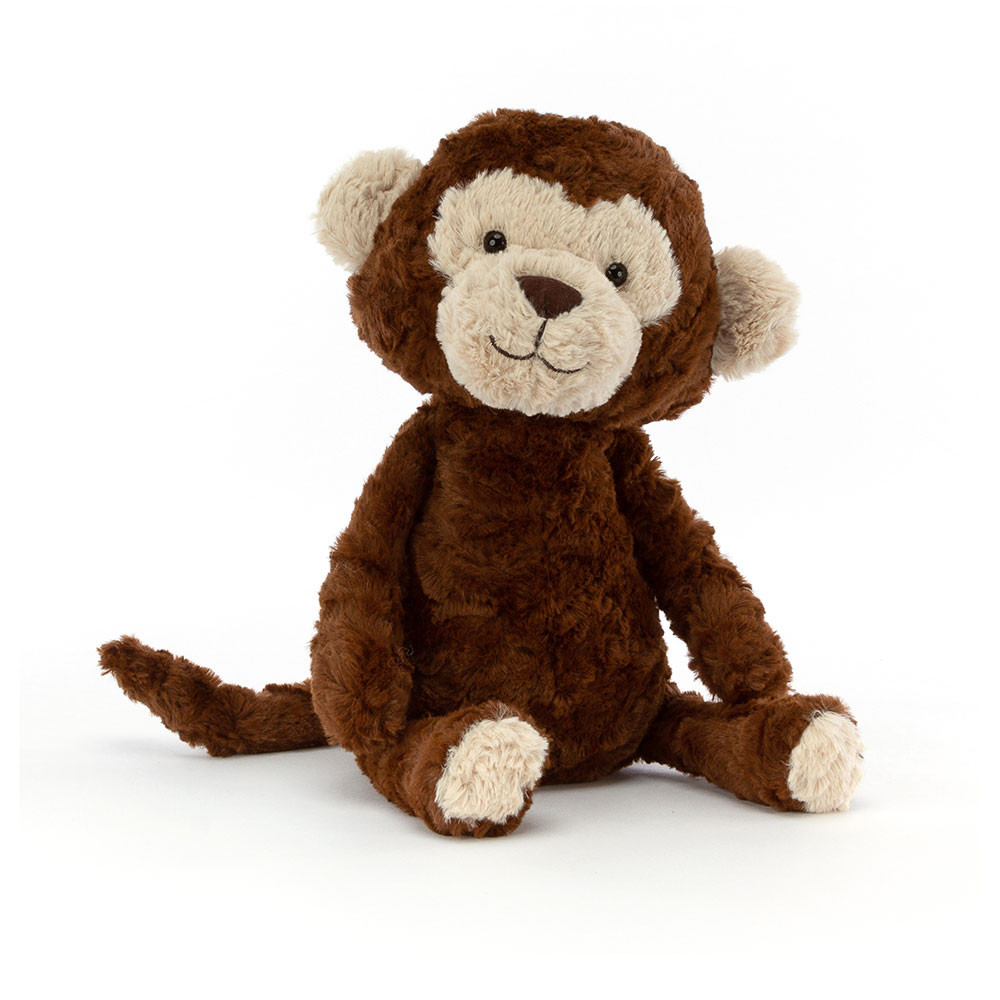 ジェリーキャット Jelly Cat Tuffet Monkey ぬいぐるみ Tuffet Monkey - Official Jellycat
