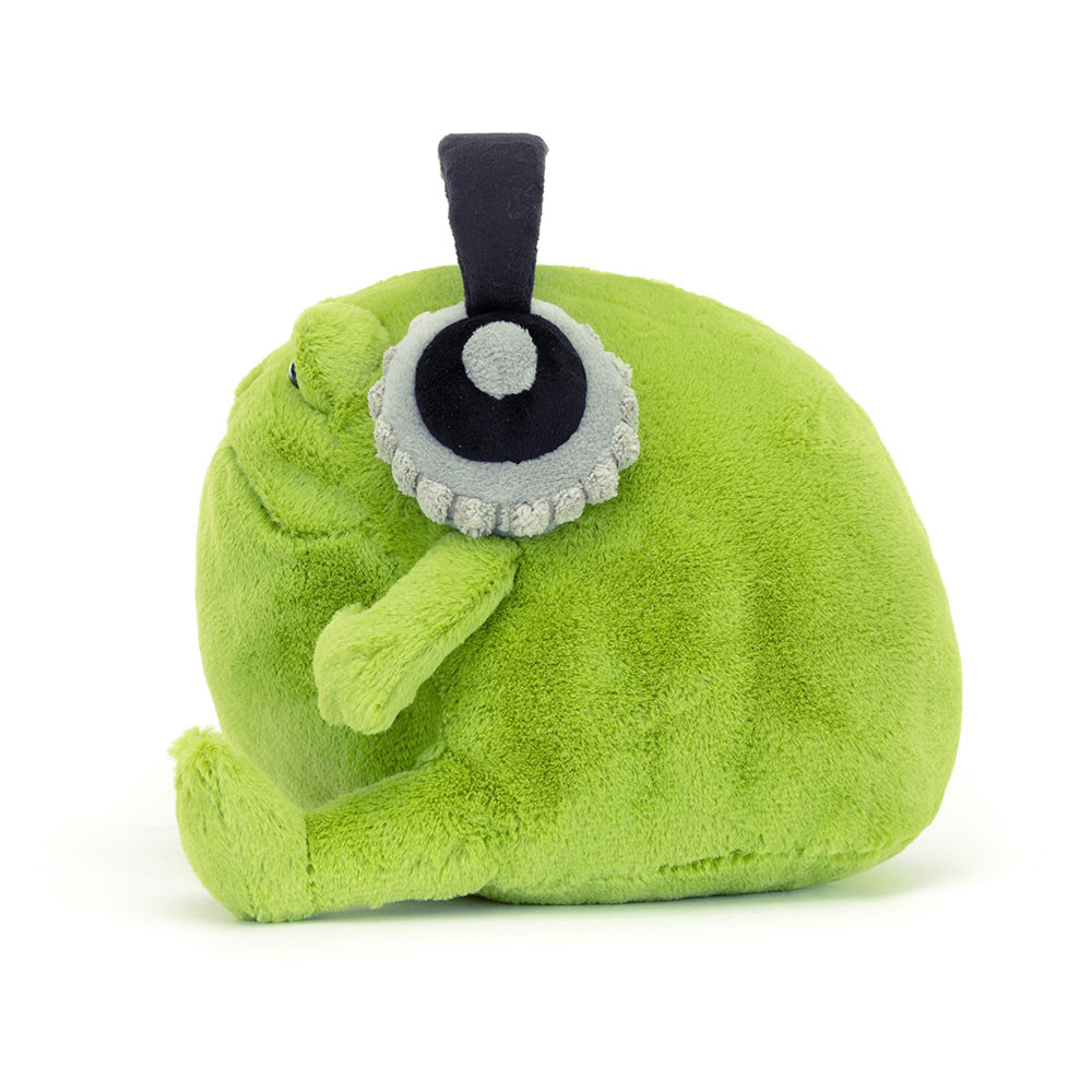 ぬいぐるみ  Ricky Rain Frog with Headphones JELLYCAT Ricky Rain Frog Headphones 7”Plush Authentic NWT