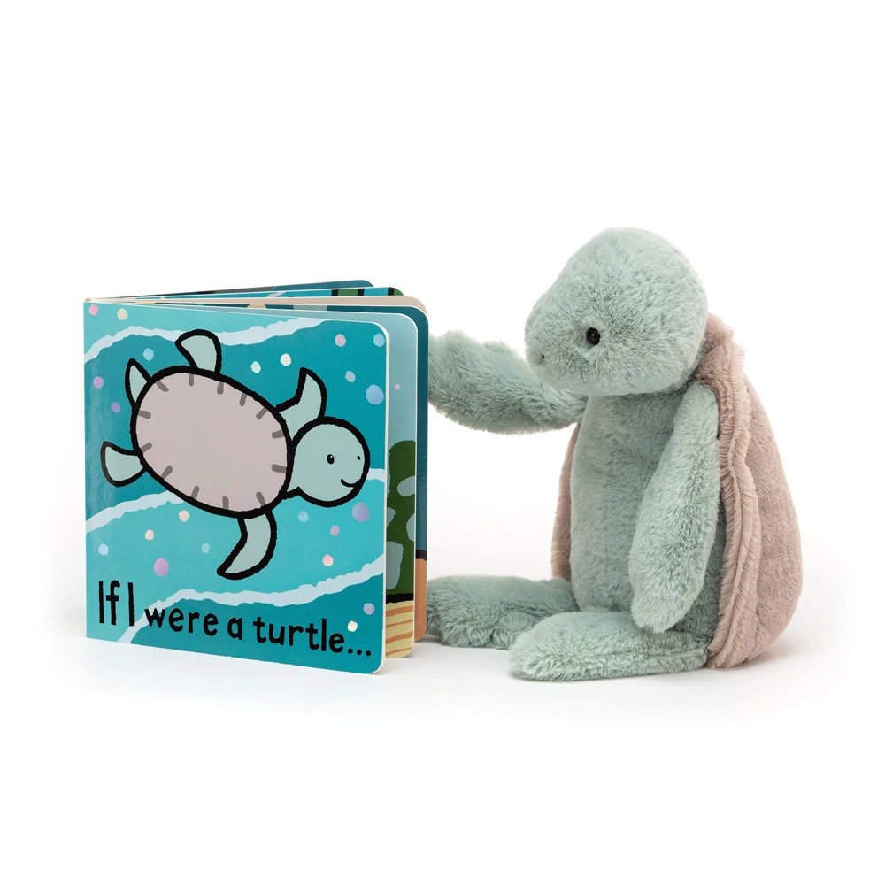 If I Were a Turtle Board Book & Bashful Turtle Medium