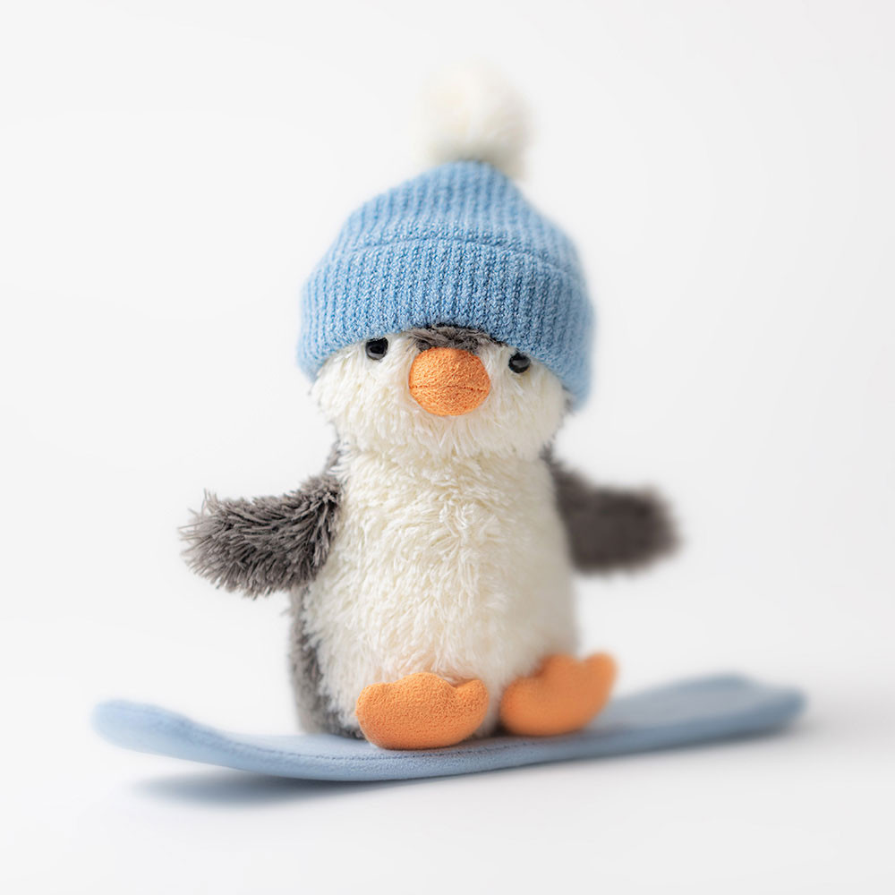 Peanut Penguin Snowboarding - Official Jellycat