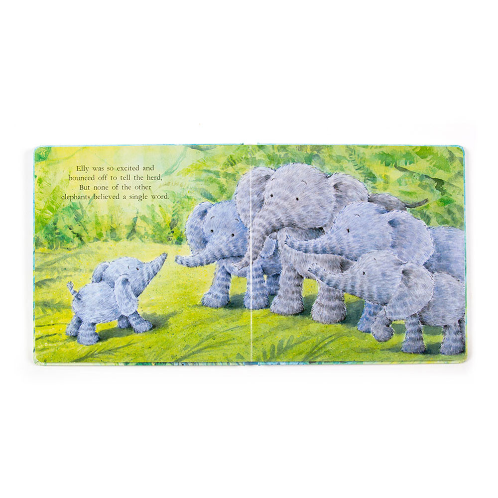 Elephants Can't Fly Book and Fuddlewuddle Elephant - Official Jellycat