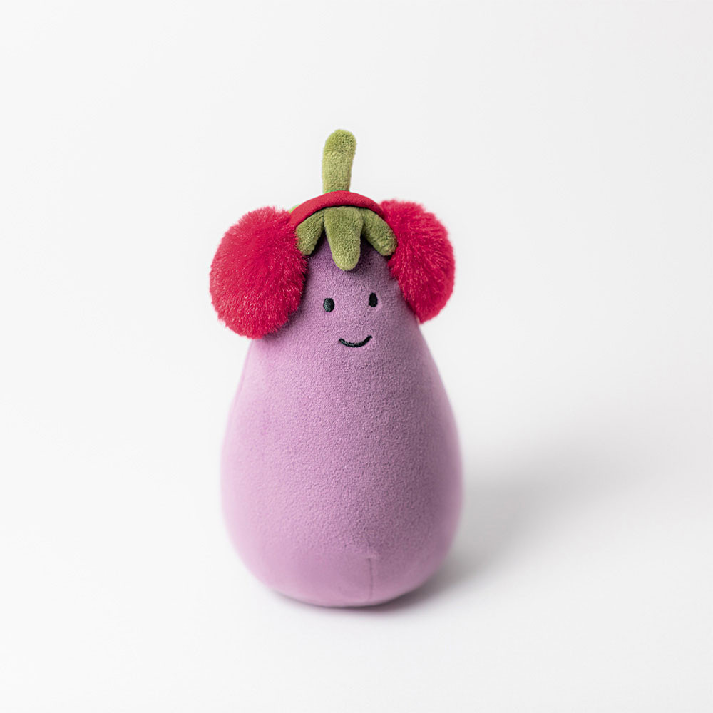 Vivacious Red Toastie Eggplant- Official Jellycat