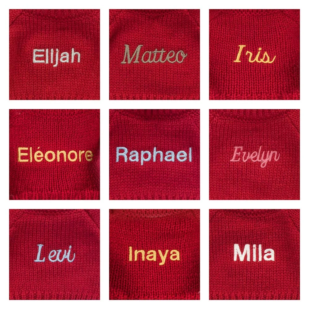 Bashful Luxe Bunny Rosa with Personalised Red Jumper, View 2