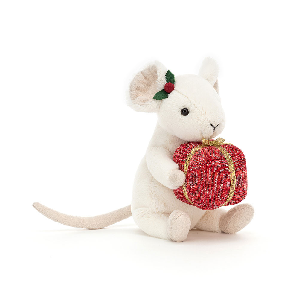 Merry Mouse Present - Official Jellycat