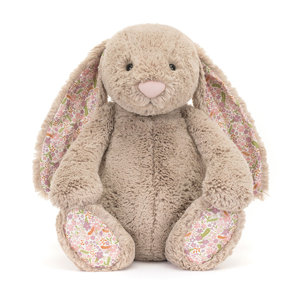  Blossom Beige Bunny Petal ぬいぐるみ Bashful Beige Bunny 'Petal' - Official Jellycat