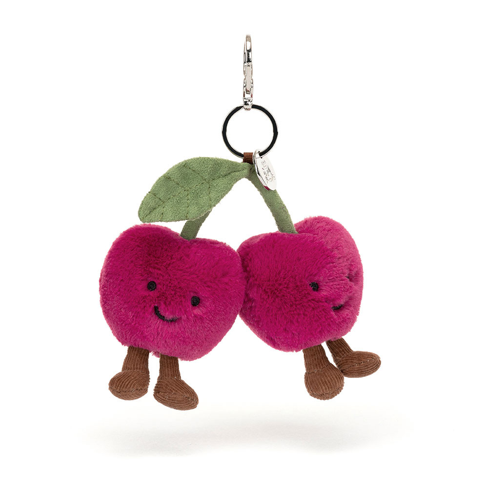 Amuseables Cherries Bag Charm - Official Jellycat