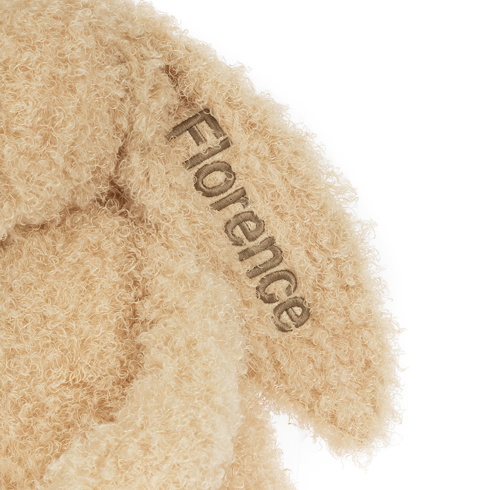Personalized Bashful Luxe Bunny Curly Big - Official Jellycat