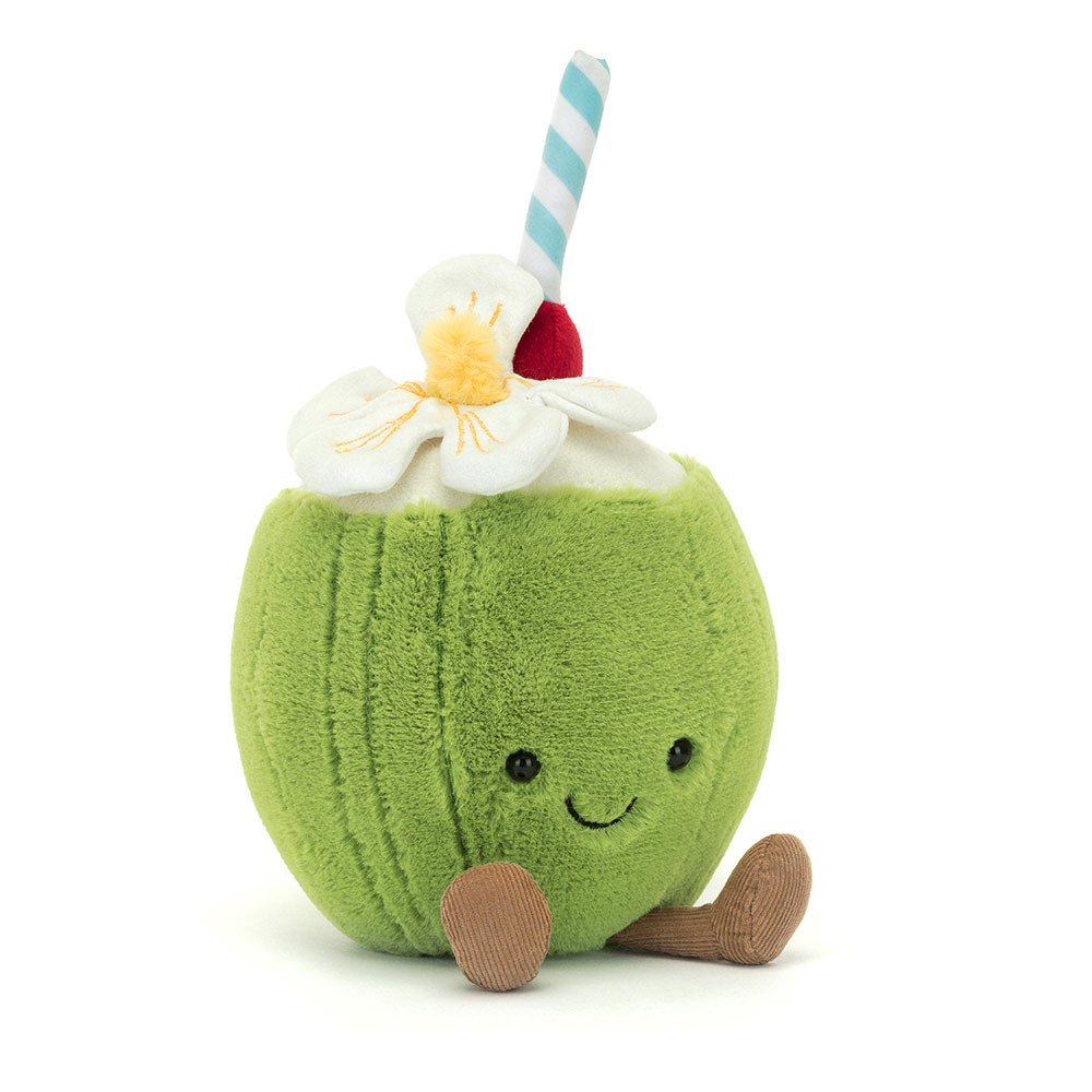  coconut ジェリーキャット ココナッツジュースぬいぐるみ Amuseables Aruba Coconut - Official Jellycat