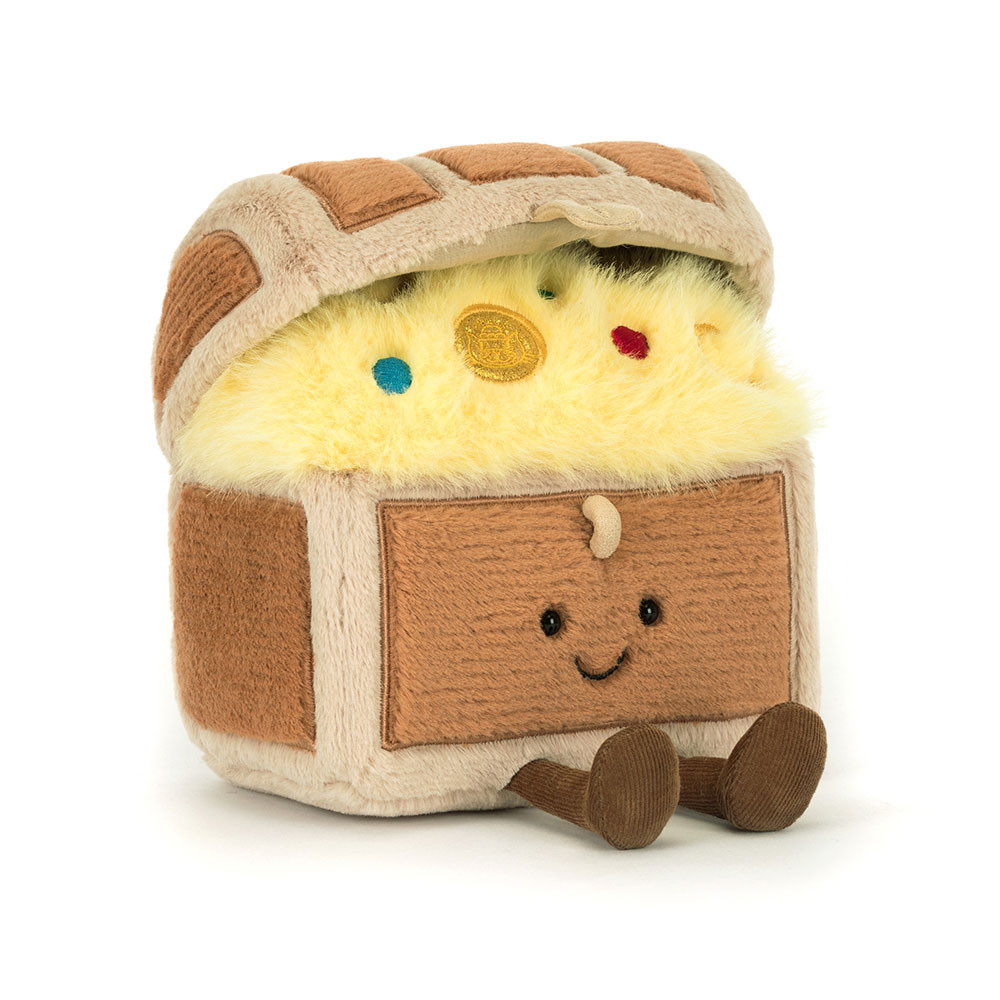  treasure chest ジェリーキャット宝箱　ぬいぐるみ Amuseables Treasure Chest - Official Jellycat