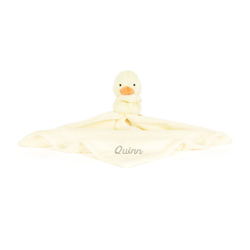 Personalized Bashful Duckling Soother - Official Jellycat