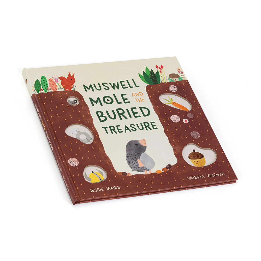 Muswell Mole and the Buried Treasure Book - Official Jellycat