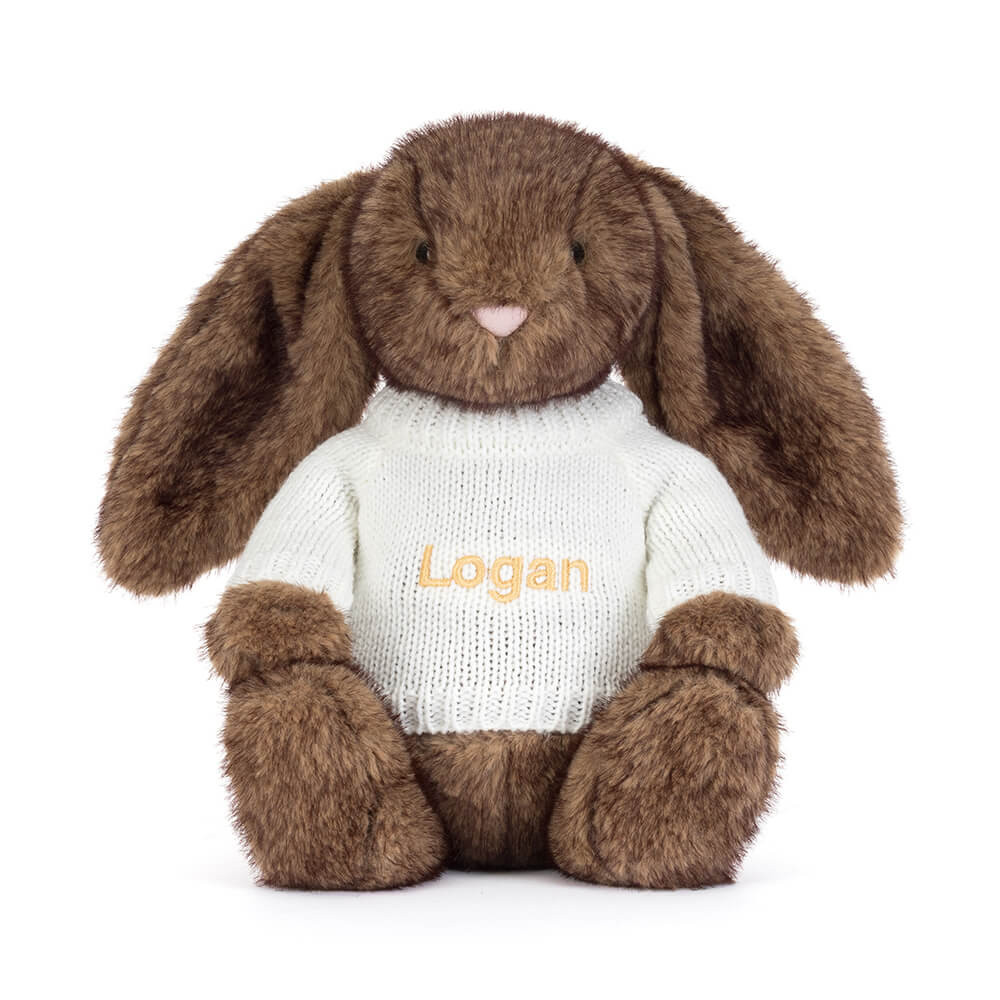 ぬいぐるみ  Hoppleston Luxe Bunny Hoppleston Luxe Bunny with Personalized Cream Jumper - Official