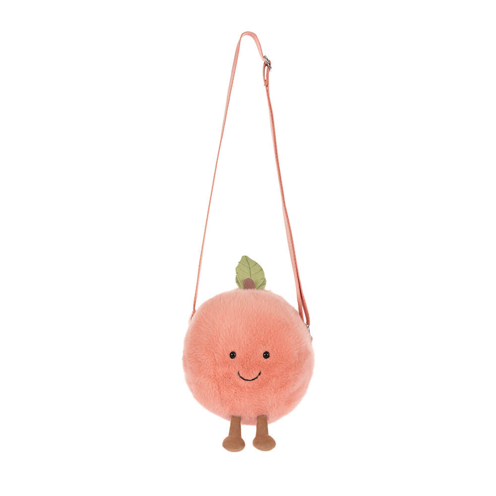 Amuseables Peach Shoulder Bag - Official Jellycat