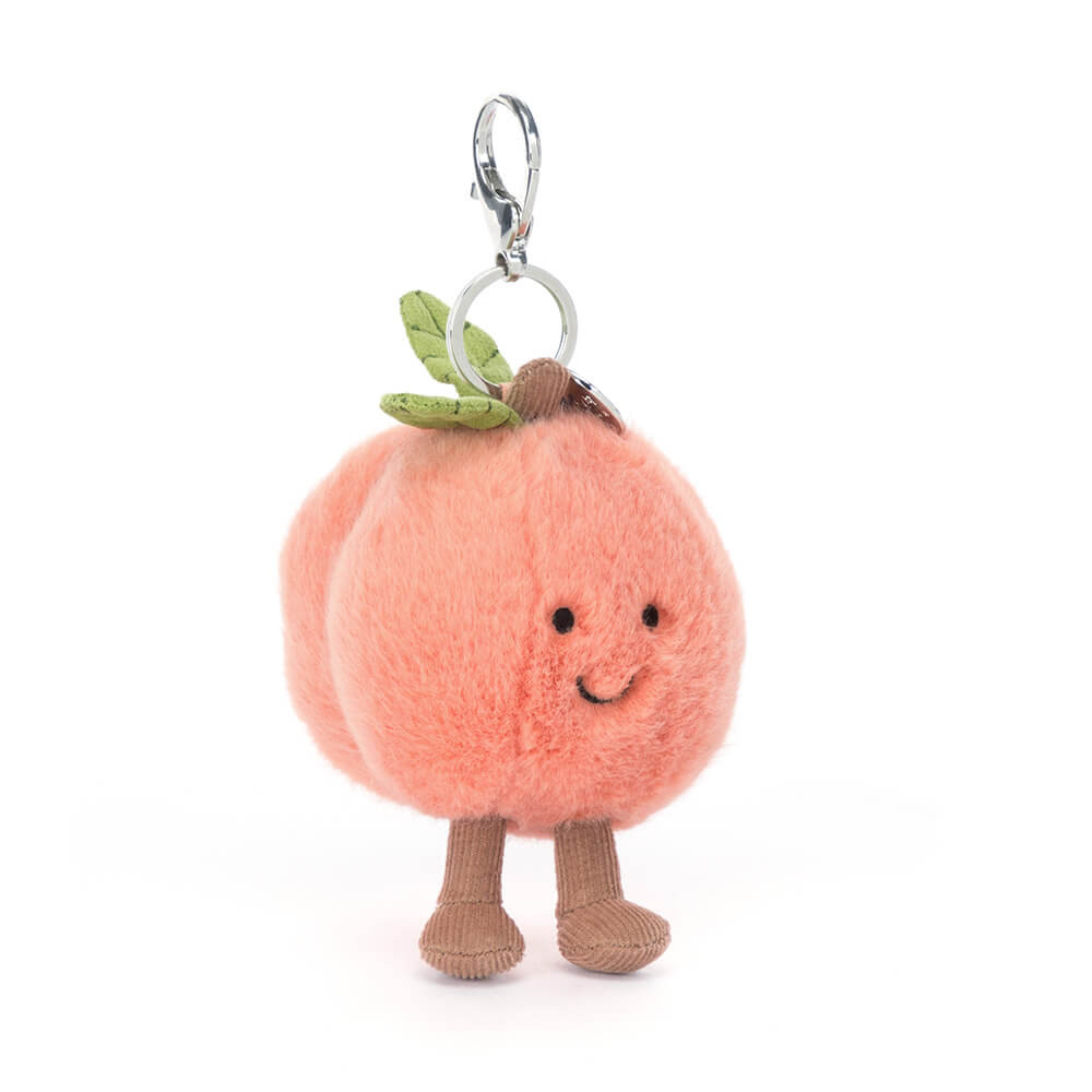 Amuseables Peach Bag Charm - Official Jellycat