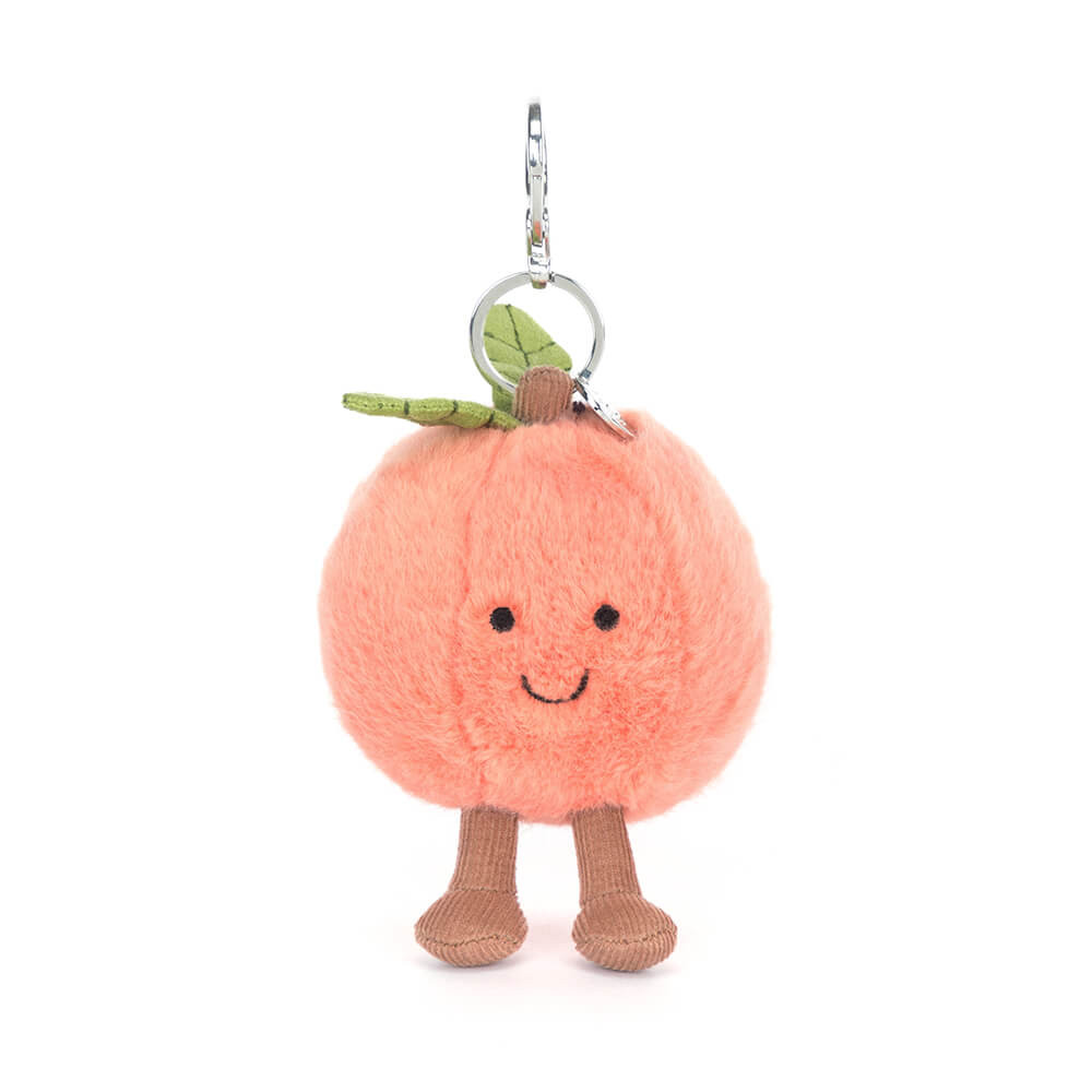 Amuseables Peach Bag Charm - Official Jellycat