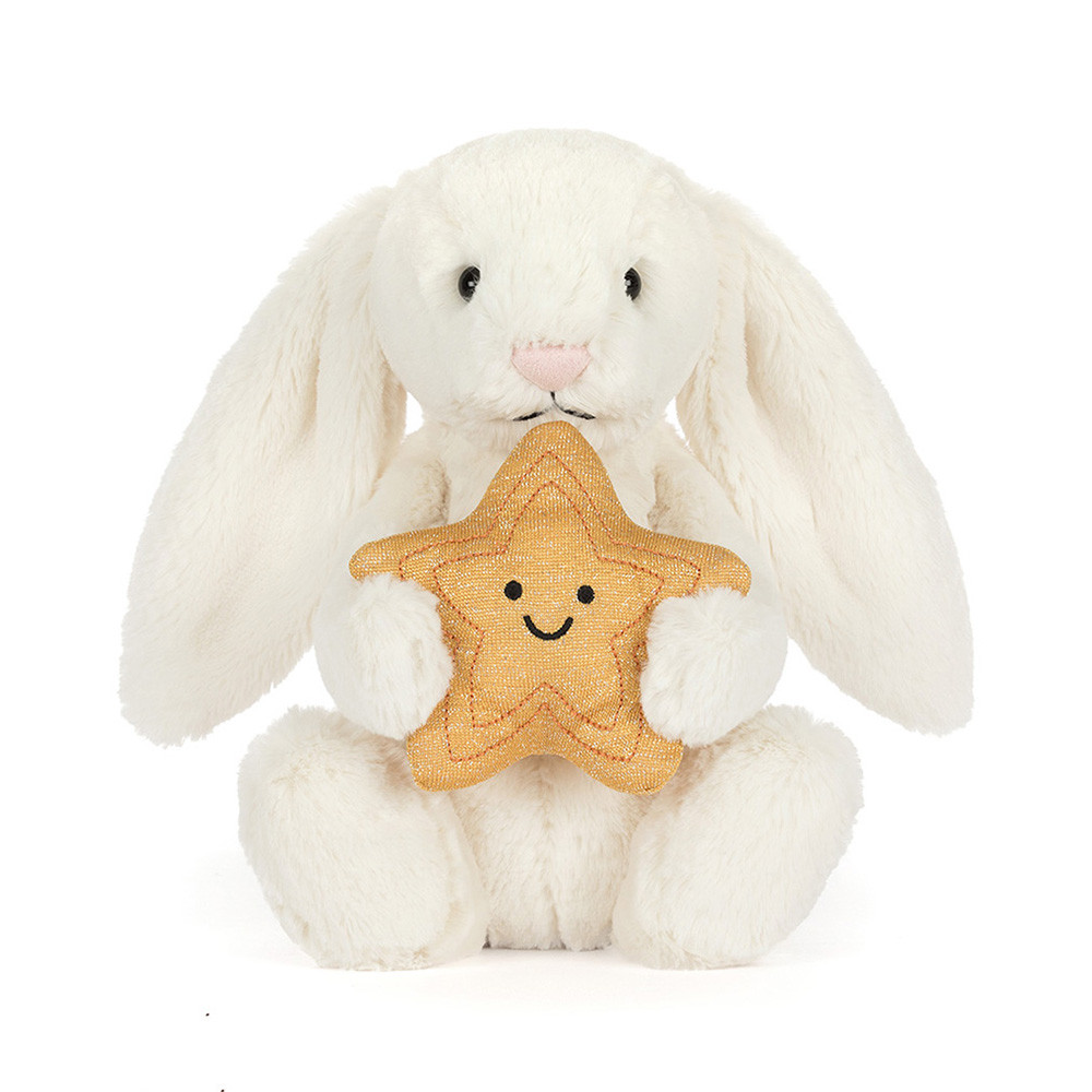 新作 Cream Bunny Star 新品タグ付き Cream Bunny with Star - Official Jellycat