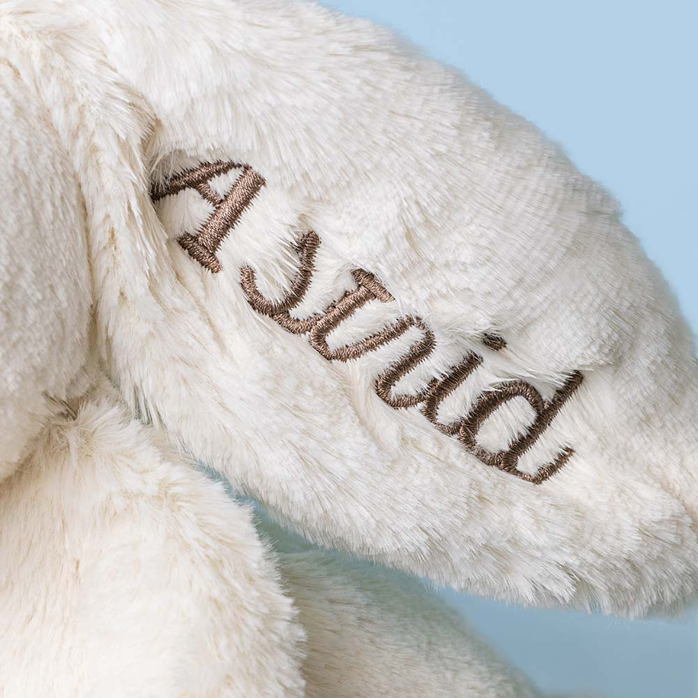 Personalized Cream Bunny with Star - Official Jellycat