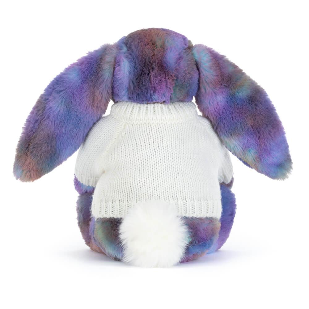 Zodihop Luxe Bunny with Personalized Cream Jumper - Official Jellycat